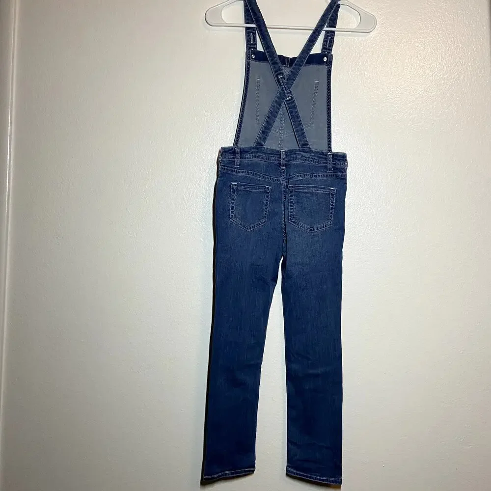 Cat & Jack Super Stretch Overalls Denim Bib & Brace Coverall Blue Medium